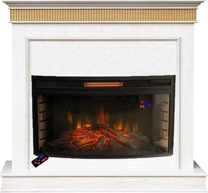 

Каминокомплект Smolcom Murano FS33W с RealFlame FireSpace 33W S IR (белый дуб)