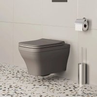 Сиденье для унитаза Ambassador Benefit 202T20301S (серый матовый)
