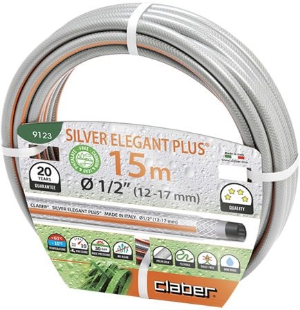 

Шланг Claber Silver Elegant Plus 9123 (1/2", 15 м)