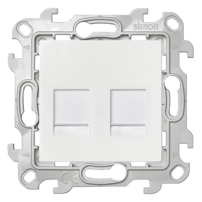 

Розетка компьютерная Simon 2450593-030 (белый)