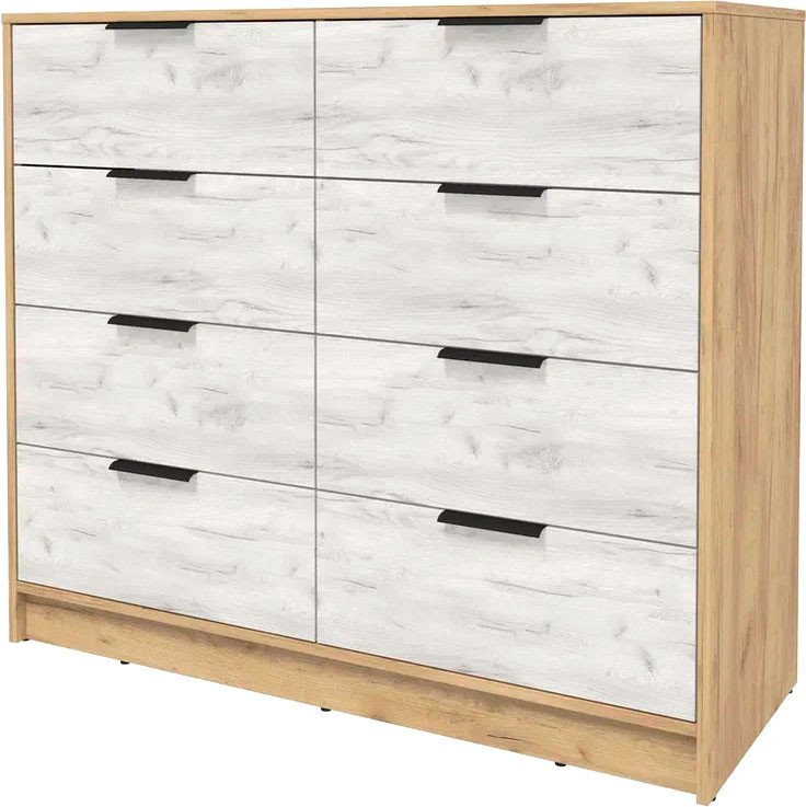 

Комод Интерлиния Концепт КТ-К117 (дуб белый/дуб золотой)