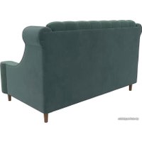 Диван Лига диванов Бронкс 104528 (бирюзовый)