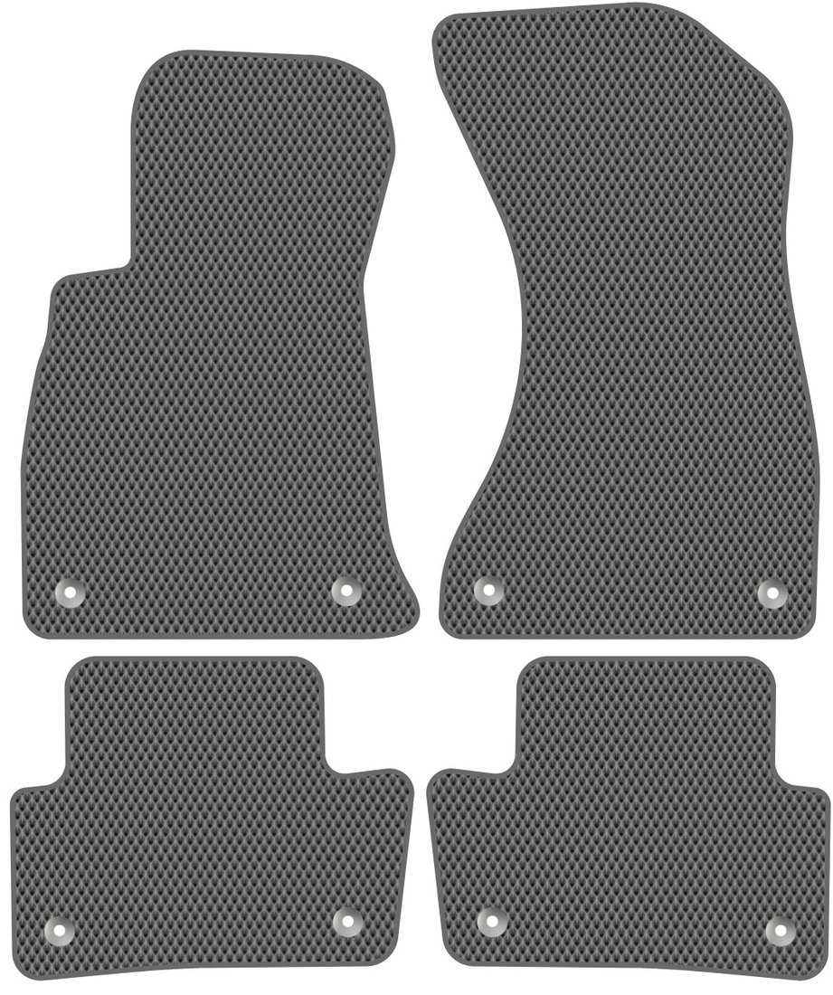 

Комплект ковриков для авто Alicosta Audi A4 Allroad quattro II (универсал / 8WH) 2016 - Н.В. (серый, ромб)