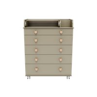 Детский комод Incanto Мишка с органайзером 800/5 PK-0060/06 (кашемир)