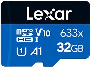 

Карта памяти Lexar 633x microSD LSDMI32GBBCN633N 32GB