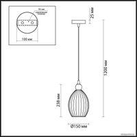 Подвесная люстра Odeon Light Storzo 4775/1