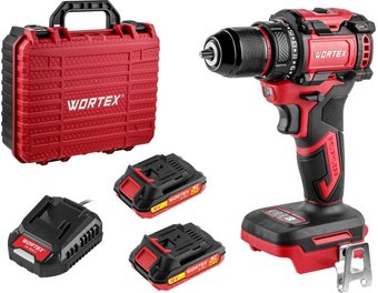 Дрель-шуруповерт Wortex BD 2025 DLi ALL1 1329836 (с 2-мя АКБ, кейс)