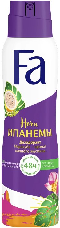 

Дезодорант-спрей Fa Ритмы Бразилии. Ночи Ипанемы 150 мл