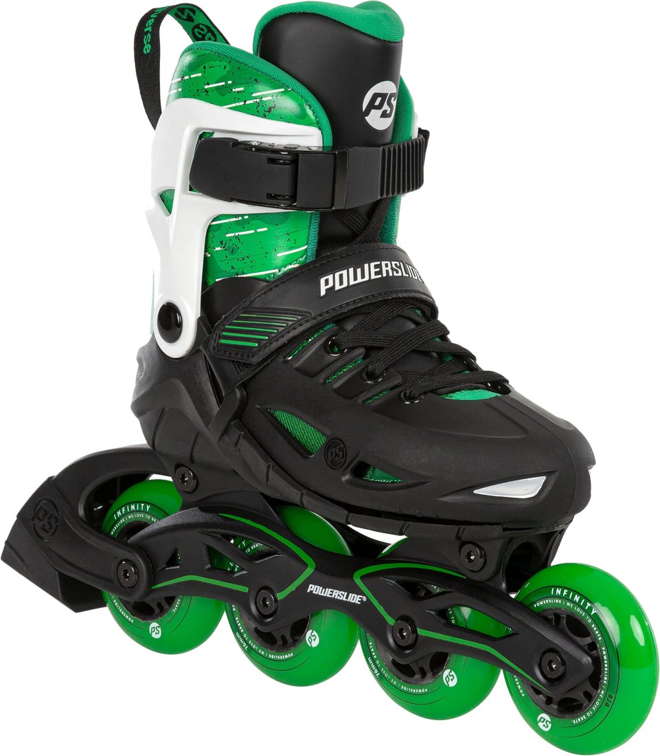 

Роликовые коньки Powerslide Phuzion Universe 4W Green 940690 (р. 29-32)