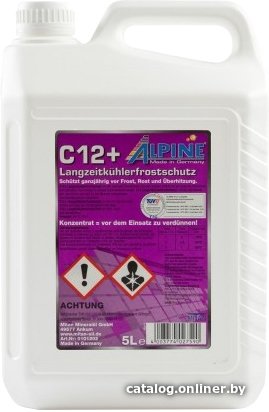 Антифриз Alpine Antifreeze C12 Plus 5л