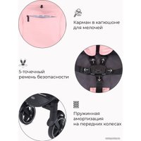 Коляска прогулочная «книга» Rant Alpine Star RA450 (cloud pink)