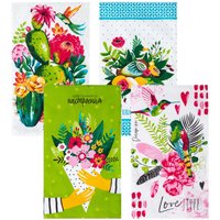 Набор полотенец Доляна Цветочного настроения 5376761