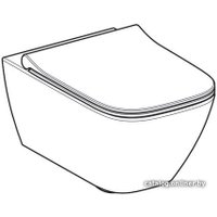 Унитаз подвесной Geberit Smyle Square Rimfree 500.685.01.1