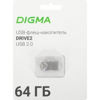 USB Flash Digma Drive 2 64GB DGFUM064A20SR