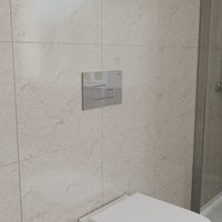 Панель смыва D&K Quadro DB1519001 (хром)