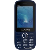 Кнопочный телефон Maxvi K20 (синий)