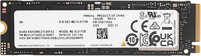 Samsung PM9A1a 512GB MZVL2512HDJD-00B07 SSD купить в Минске