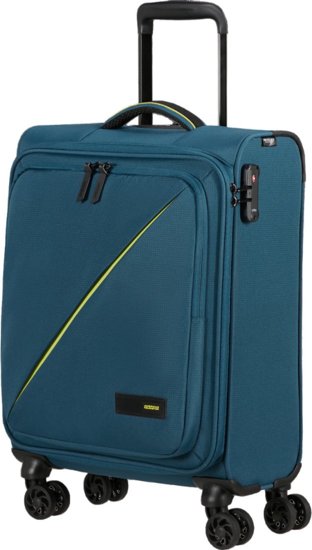 

Чемодан-спиннер American Tourister Take2cabin Harbor Blue 55 см