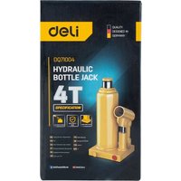 Бутылочный домкрат Deli DQ71004 4т