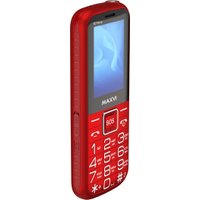 Кнопочный телефон Maxvi B21ds Up (красный)