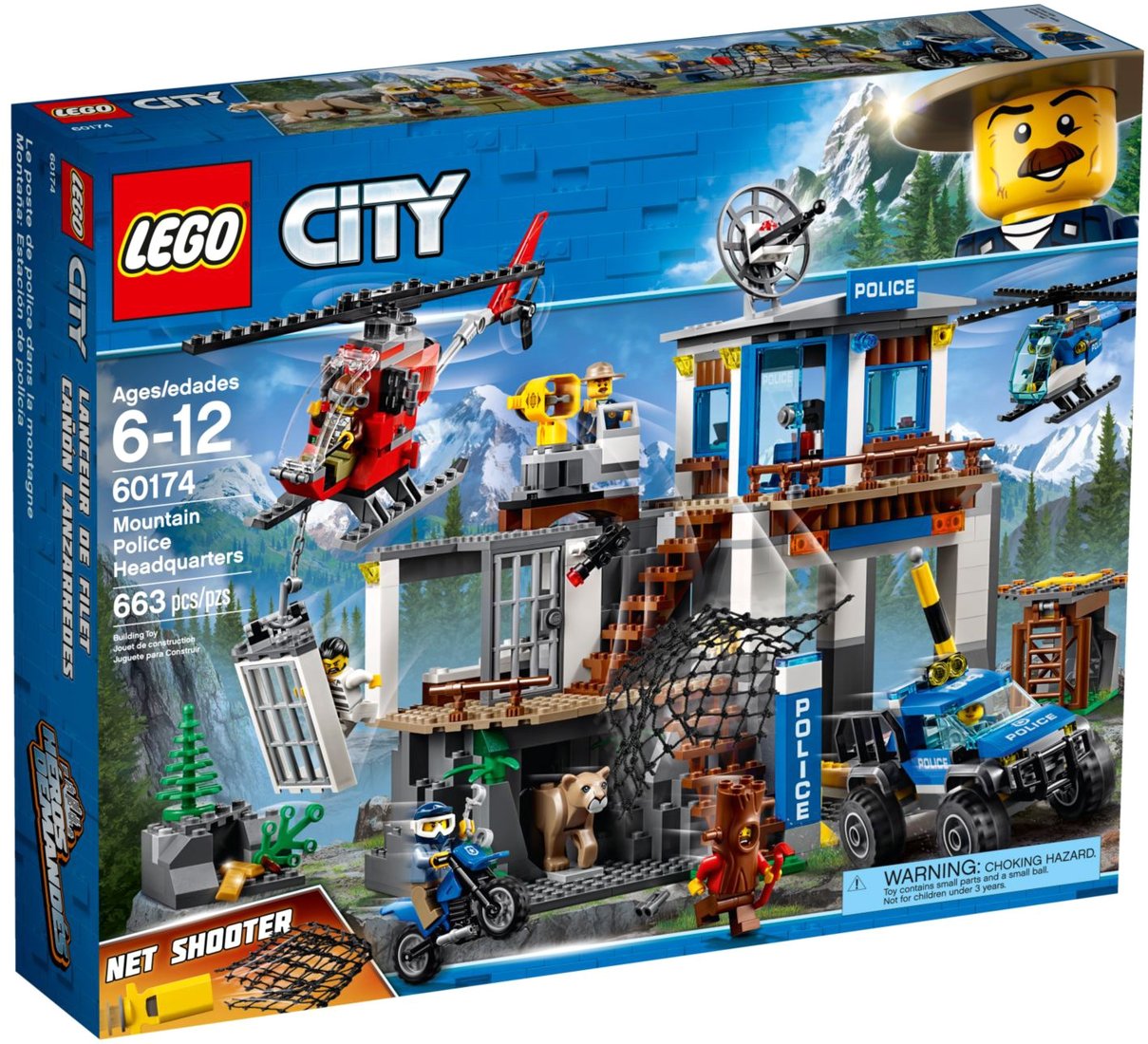 

Конструктор LEGO City 60174 Полицейский участок в горах