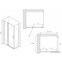 Душевой уголок Abber Sonnenstrand AG04110MS-S75M