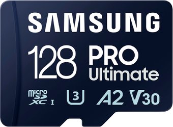 Карта памяти Samsung PRO Ultimate microSDXC 128GB (с адаптером)