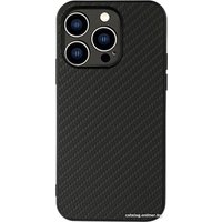 Чехол для телефона G-Case для iPhone 14 Pro Max (черная кожа)