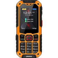 Кнопочный телефон Uniwa S9 4G (оранжевый)