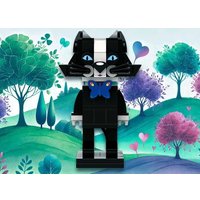 Конструктор Brick Labs Бременские музыканты: Кот AB-1115