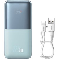 Внешний аккумулятор Baseus Bipow Pro Digital Display Fast Charge 10000mAh (бирюзовый)