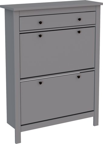 Тумба для обуви Mio Tesoro Сага 92x122 (серый)