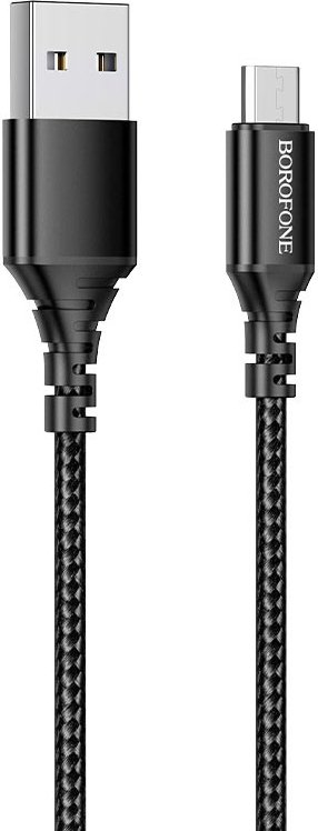 

Кабель Borofone BX54 USB Type-A - microUSB (1 м, черный)