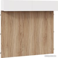 Полка Трия Порто СМ-393.21.023-24 (белый жемчуг/яблоня беллуно/белый софт)