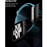 Чехол Ringke Slim для Apple Watch Se3/Se2/Se/6/5/4 44mm Clear(1шт) + Black(1шт)