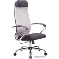 Офисное кресло Metta SU-1-BK Комплект 23, Ch ов/сечен (резиновые ролики, светло-серый)