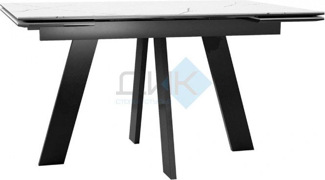 

Кухонный стол DikLine SKM140 Black (мрамор сноу)