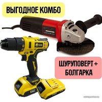  Edon AD-12 + AG-125/800 (шуруповерт, болгарка)