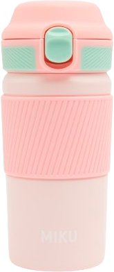 Miku С кнопкой 380мл (розовый)
