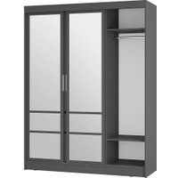 Шкаф-купе BTS МС Симпл ШКК-06 (графит)