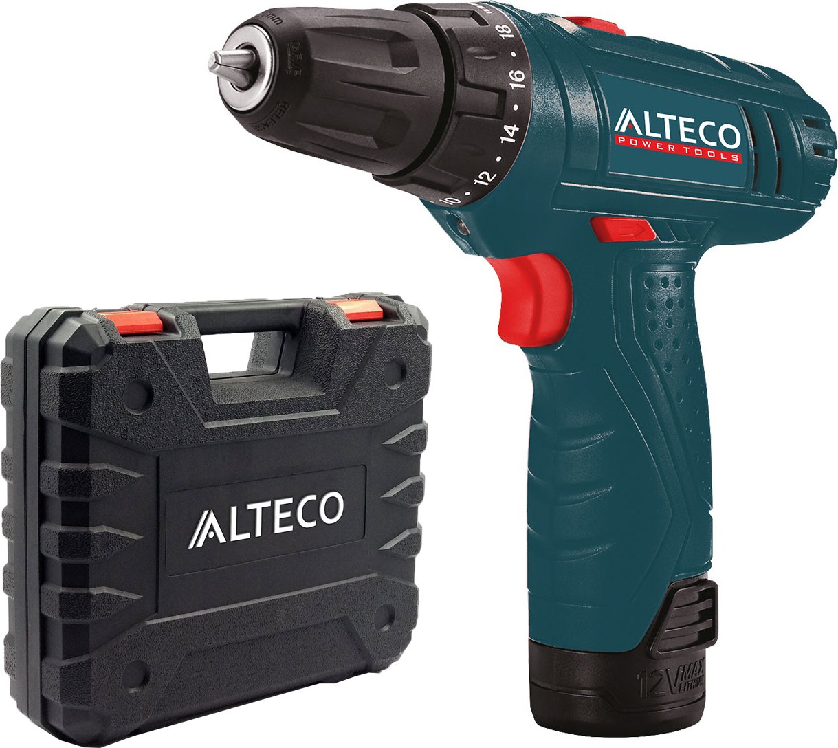 

Дрель-шуруповерт Alteco CD 1210 Li 13209 (с 1-им АКБ, кейс)