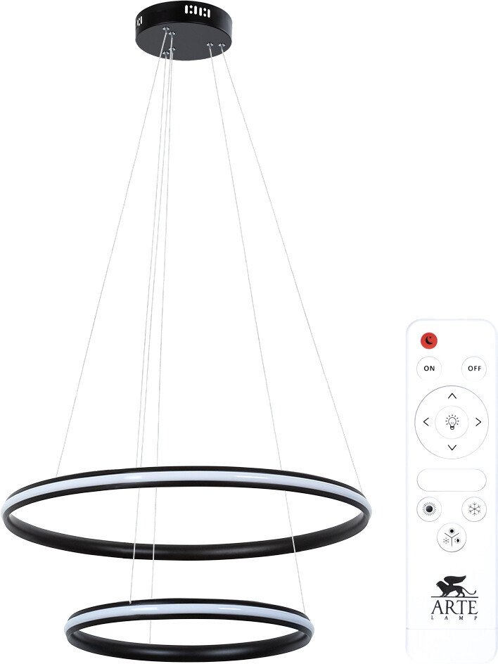 

Подвесная люстра Arte Lamp Meridiana A2198SP-2BK