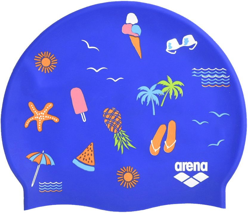 

Шапочка для плавания ARENA Print 2 1E368 259 (beach vibes)