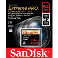 Карта памяти SanDisk Extreme Pro CompactFlash 64GB (SDCFXPS-064G-X46)