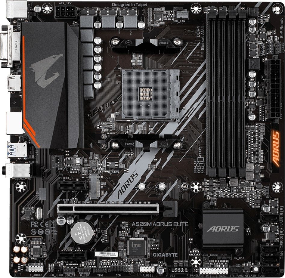 

Материнская плата Gigabyte A520M Aorus Elite (rev. 1.0)