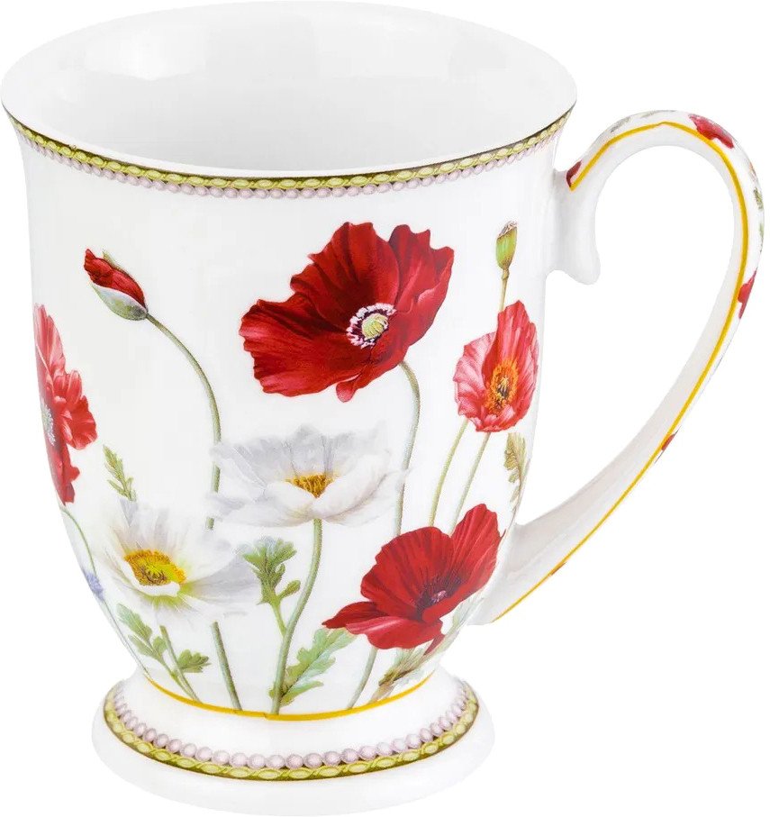 

Чашка с блюдцем Elan Gallery Маки 420328