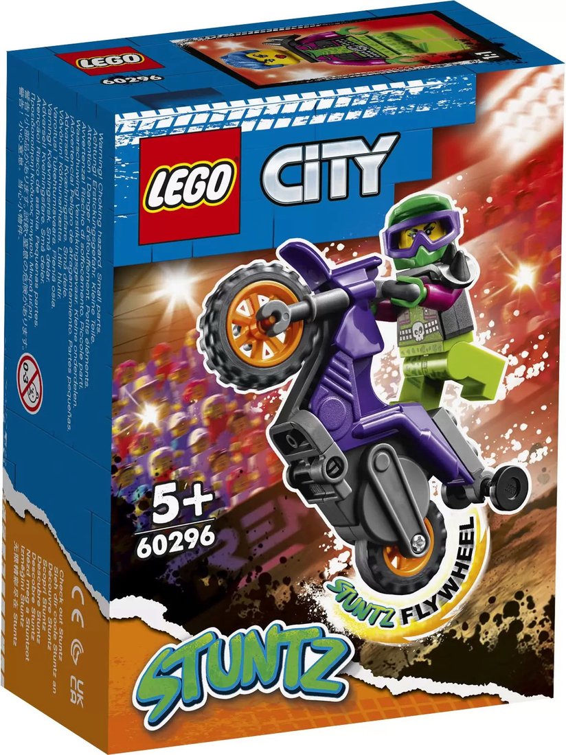 

Конструктор LEGO City 60296 Акробатический трюковый мотоцикл