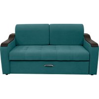 Диван Сириус Лидер-3 НПБ 185x110 (Eva 23 велюр зеленый)