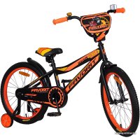 Детский велосипед Favorit Biker 20 2020 (черный/оранжевый)