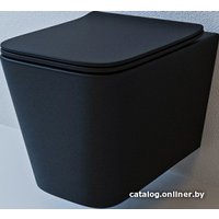 Унитаз подвесной Esbano Gartez (черный матовый)
